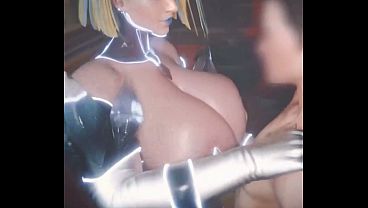 Huge boobs monaing 3d