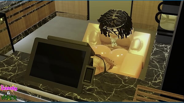 Viper pounding candy at work 