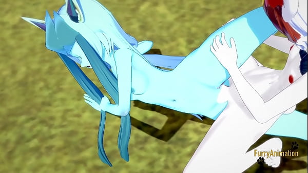 Play MP4 - Pokemon Hentai Furry Yiff 3D - Glaceon handjob and fucked by Cinderace with creampie