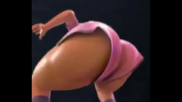 Colette from brawl stars shaking her ass