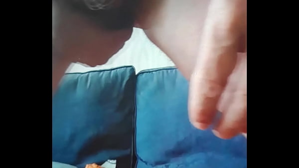 Berty cumming in his chastity cage