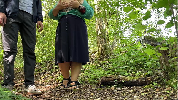 Play MP4 - Doggy fucked a gorgeous horny sexy MILF in the woods