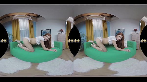 Vr rainbows for redheads with arian joy by virtual pee 