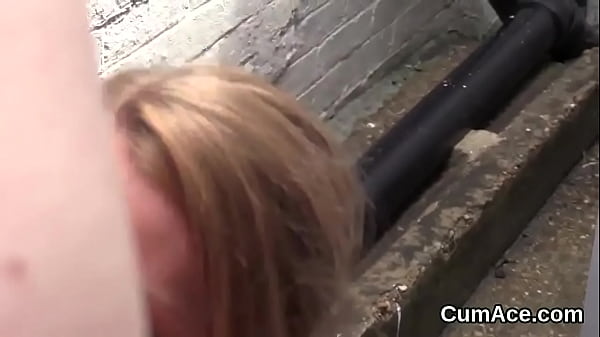 Flirty hottie gets cumshot on her face swallowing all the jizm 
