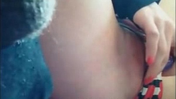 Tiny rubs her tight wet pussy 