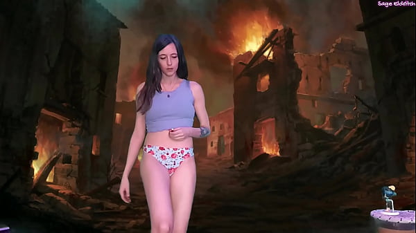 Evil giantess queen sage eldritch defeated by tiny hero