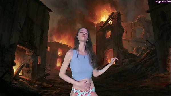 Evil giantess queen sage eldritch defeated by tiny hero