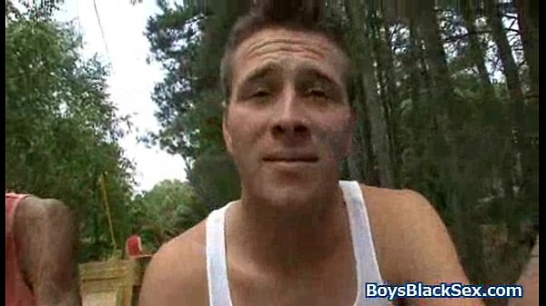 White Sexy Boy Hardcore Interracial Bareback Gay Fucking 14
