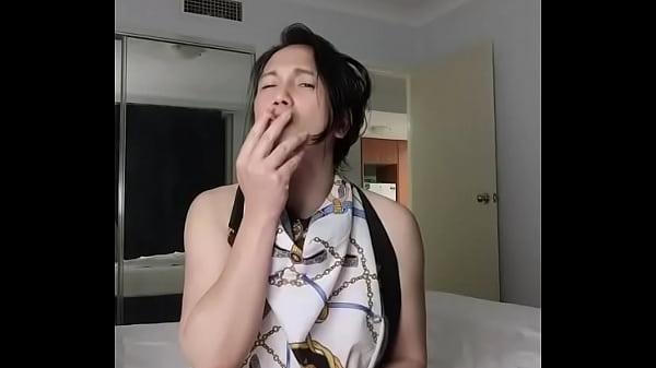 Asian Ladyboy Smoking While Dancing And Showing Her Dick thumbnail