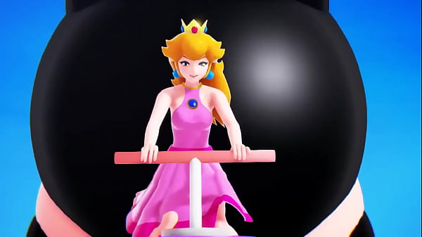 Bowsette cum_inflation popping