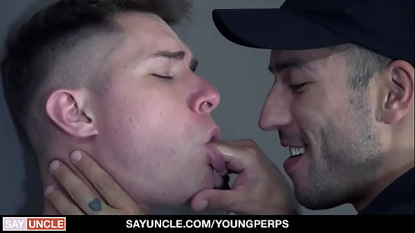 Security Officer Jace Brings Employee Zac Bishop To The Backroom 