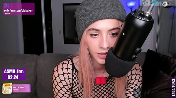 Gia Baker GagBall and Small ASMR with dirty_talk