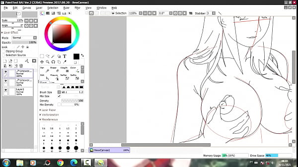 Drawing Hentai Hinata HyuugaNaruto_Shippuden Repost