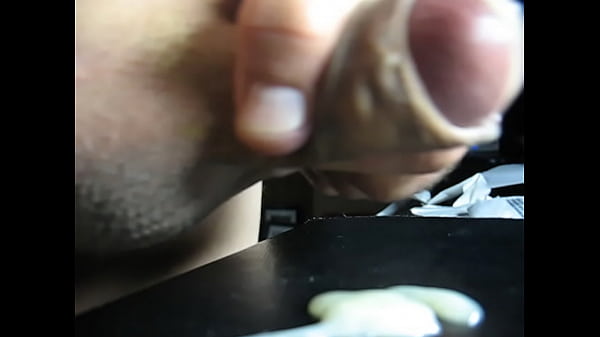 65 year old #001 wanking and squirting cum 