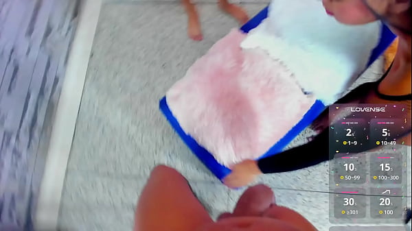 Two hot girls giving deep blowjobs to a good big cock