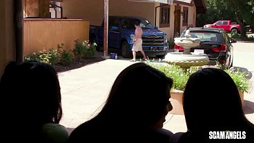 Nonton Latina And Asian Babes In Pigtails Plot A Naughty Setup While Getting Ready Together thumbnail