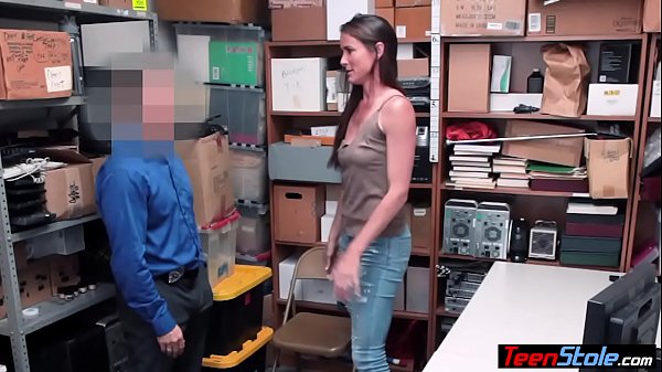 Hot brunette MILF thief fucked her way out of trouble