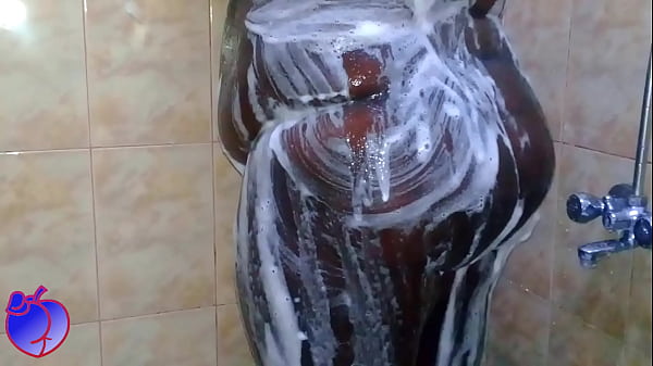 Black Chubby Boy Showering thumbnail