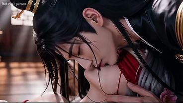 The Beautiful Woman With White Hair And Red Eye Mask Might Be The Ideal Beauty You Have Imagined In Your Heart, Episode Two Bear Watching Ai-generated thumbnail