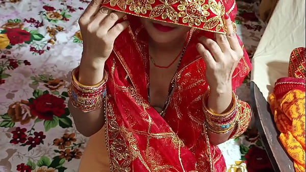 Play MP4 - Desi married bhabhi karwa chauth Puja with Dever clear Hindi audio