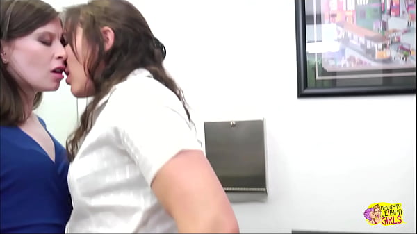 Sexy lesbians get into a steamy fuck session 