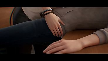 Max x Chloe Lesbian kissing (Life is Strange /AI generated)