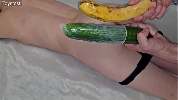 Play MP4 - DILDO&quest; Banana&quest; CUCUMBER&quest; Choosing BEST for Tiny pussy