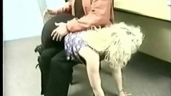 Punishment loving spanking chick fetish play