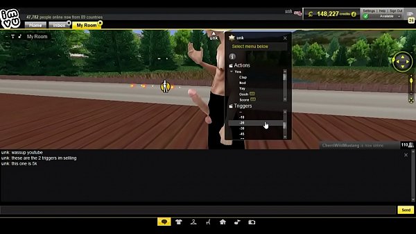 Imvu triggers that i sell