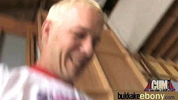 Nonton Ebony Gets Group Cumshots 26 thumbnail