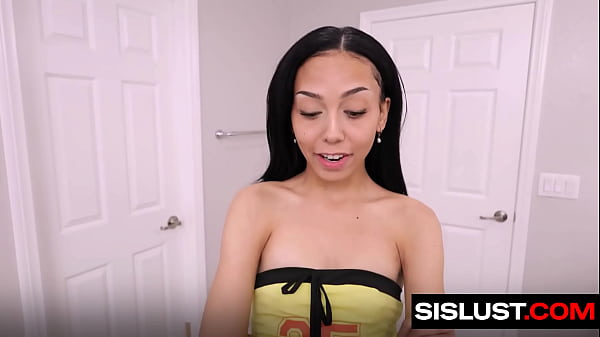 Stepsister keeps surprising him in the most unexpected places sislust 