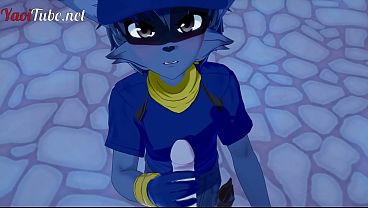 Sly Cooper Furry Yiff Yaoi - Fox x Sly Cooper, Handjob, Blowjob &amp_ Anal with multiple cums