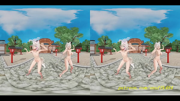 vr180mmd FuwaMoco Nude dance3d hololive