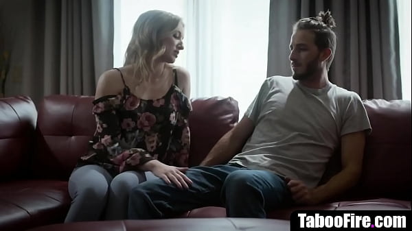 Horny step-aunt seduces step-nephewto fuckhim