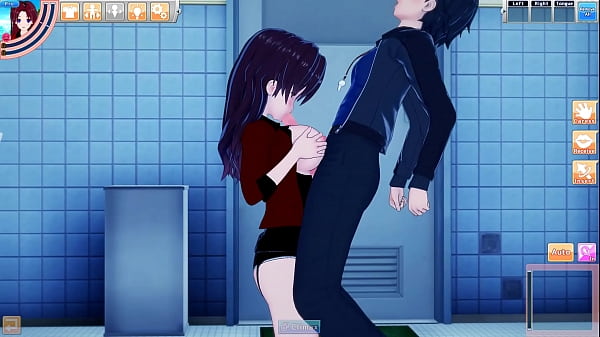 Koikatsu, Hot Teacher Claire Corners GuyIn Bathroom To Fuck Her