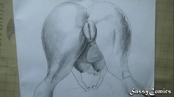 Fat Pussy Pencil Sketch thumbnail