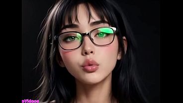 Nonton Beautiful Chinese Girls Show Her Tongue For You, Ai Animation thumbnail