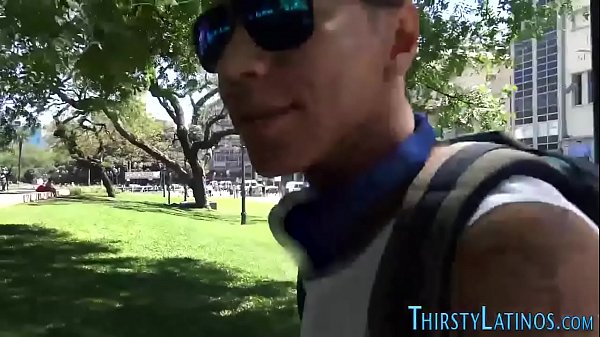 Jerking and sperming latino sucks