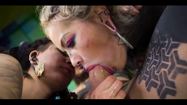 Alternative TEEN Threesome with ANAL Gapes and FACIAL Cumshot 