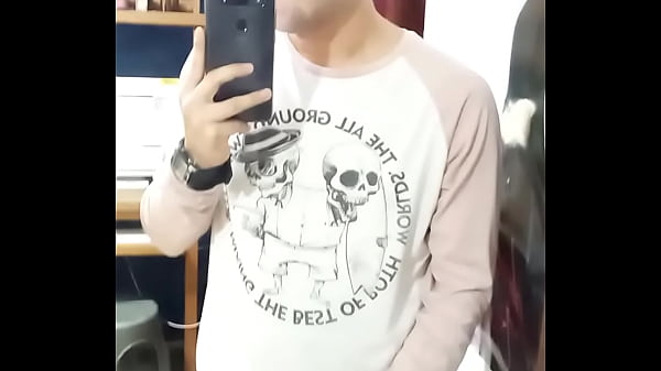 Party Boy Having Fun With The Mirror thumbnail