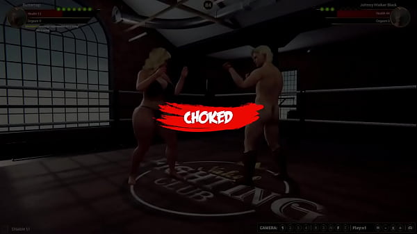 Buttercup VS Johnny Walker Black (Naked Fighter 3D)