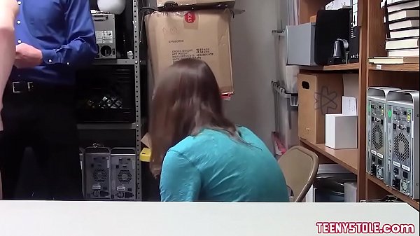 Skinny_blonde punish fucked by_cop in front of BF