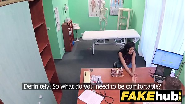 Fake Hospital Shybrunette has explosive orgasms when fucking her_doctor