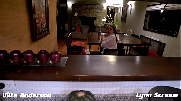 Play MP4 - Lynn Scream gets careless&comma; and her husband fucks Villa Anderson in the kitchen&period;