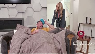 Wife Does Not Notice Husbands Mistress Sucking Him Under The Blanket - Charles Dera, Chloe Rose, Rachael Cavalli thumbnail