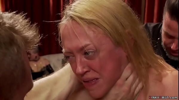 Big Boobs Blonde Milf Slave Dee Williams And Carmen Caliente Are Bound And Throats And Pussies And Anal Fucked By Big Cock Bill Bailey In Bdsm Party thumbnail