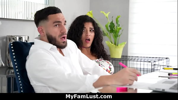 Gabriela Lopez Pulls Her Big Tits out And Invites Peter to Come Play with Her Body - myfamlust 