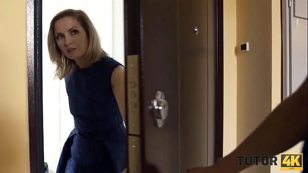 TUTOR4K. After exam angry guy has nasty and hard sex with pretty tutor 