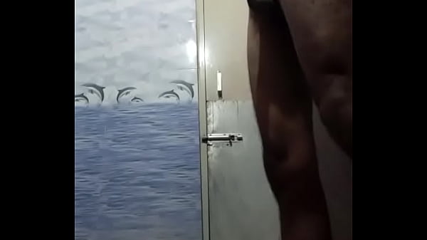 Indian Gay jerking completely nude in bathroom 