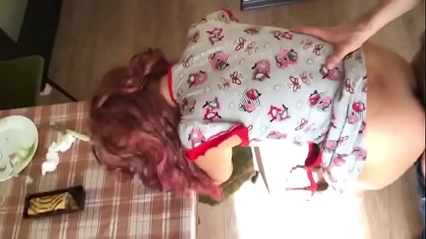 Stepmother called her to dinner_and give him a blowjob and sex